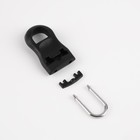 Пуллер для молнии, съёмный, 3.5×1.5 см, 10 шт., чёрный - Фото 3