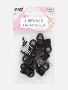 Пуллер для молнии, съёмный, 3.5×1.5 см, 10 шт., чёрный - Фото 6