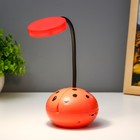 Настольная лампа «Жучок» LED 3 Вт USB АКБ МИКС 8.5×8.5×25.5 см RISALUX 9250708 - фото 10375473