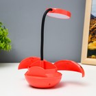 Настольная лампа «Жучок» LED 3 Вт USB АКБ МИКС 8.5×8.5×25.5 см RISALUX 9250708 - фото 10375477