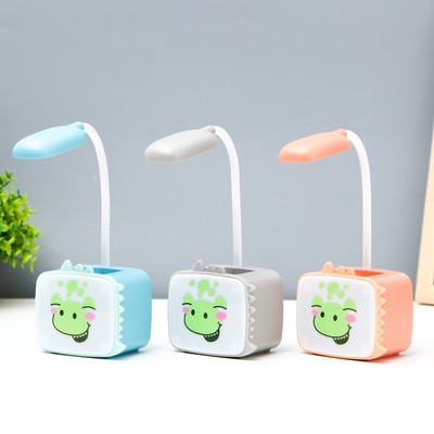 Настольная лампа «Динозаврик» LED 3 Вт USB АКБ МИКС 5.5×8×29 см RISALUX