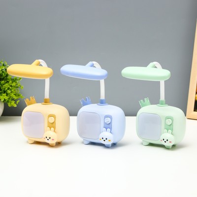 Настольная лампа «Зайка» LED 3 Вт USB АКБ МИКС 6×9.5×22.5 см RISALUX