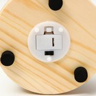 Ночник колба "Цветы синие" LED от батареек 3хLR44 11х11х19 см RISALUX - фото 22117401