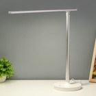 Настольная лампа "Румпи" LED 4Вт USB бело-серебряный 14,5х43х40 см RISALUX - Фото 2