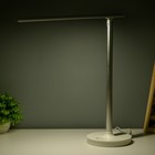 Настольная лампа "Румпи" LED 4Вт USB бело-серебряный 14,5х43х40 см RISALUX - Фото 4