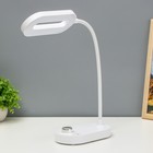 Настольная лампа "Лайт" LED 5Вт USB АКБ белый 18х10х56 см RISALUX - Фото 1