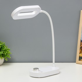 Настольная лампа 'Лайт' LED 5Вт USB АКБ белый 18х10х56 см