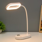 Настольная лампа "Лайт" LED 5Вт USB АКБ белый 18х10х56 см RISALUX - Фото 2