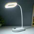 Настольная лампа "Лайт" LED 5Вт USB АКБ белый 18х10х56 см RISALUX - Фото 3