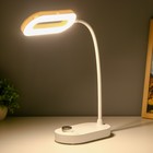 Настольная лампа "Лайт" LED 5Вт USB АКБ белый 18х10х56 см RISALUX - Фото 4