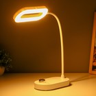 Настольная лампа "Лайт" LED 5Вт USB АКБ белый 18х10х56 см RISALUX - Фото 5