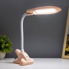 Настольная лампа "Лантрес" LED 3,5Вт USB розовый 8,8х11х47 см RISALUX - Фото 2