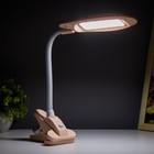 Настольная лампа «Лантрес» LED 3.5 Вт USB розовый 8.8×11×47 см RISALUX - Фото 3