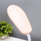 Настольная лампа "Лантрес" LED 3,5Вт USB розовый 8,8х11х47 см RISALUX - Фото 5