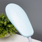 Настольная лампа «Лантрес» LED 3.5 Вт USB голубой 8.8×11×47 см RISALUX - Фото 5