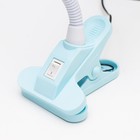 Настольная лампа «Лантрес» LED 3.5 Вт USB голубой 8.8×11×47 см RISALUX - Фото 6