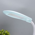 Настольная лампа «Лантрес» LED 3.5 Вт USB голубой 8.8×11×47 см RISALUX - Фото 9