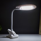 Настольная лампа «Лантрес» LED 3.5 Вт USB белый 8.8×11×47 см RISALUX - Фото 3