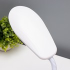 Настольная лампа «Лантрес» LED 3.5 Вт USB белый 8.8×11×47 см RISALUX - Фото 5