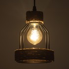 Светильник BayerLux «Лофти» Е27 40 Вт чёрный 14.5×14.5×20-120 см - фото 22117512