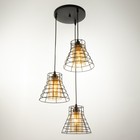 Светильник BayerLux «Румпи» 3хЕ27 40 Вт чёрный - фото 3831548