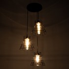 Светильник BayerLux «Румпи» 3хЕ27 40 Вт чёрный - фото 3831549