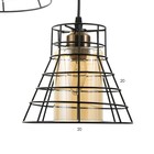 Светильник BayerLux «Румпи» 3хЕ27 40 Вт чёрный - фото 3831552