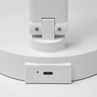 Настольная лампа «Аснер» LED 5 Вт USB АКБ белый 25.5×14.5×32 см RISALUX 9343670