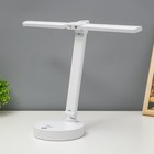 Настольная лампа «Аснер» LED 5 Вт USB АКБ белый 25.5×14.5×32 см RISALUX 9343670