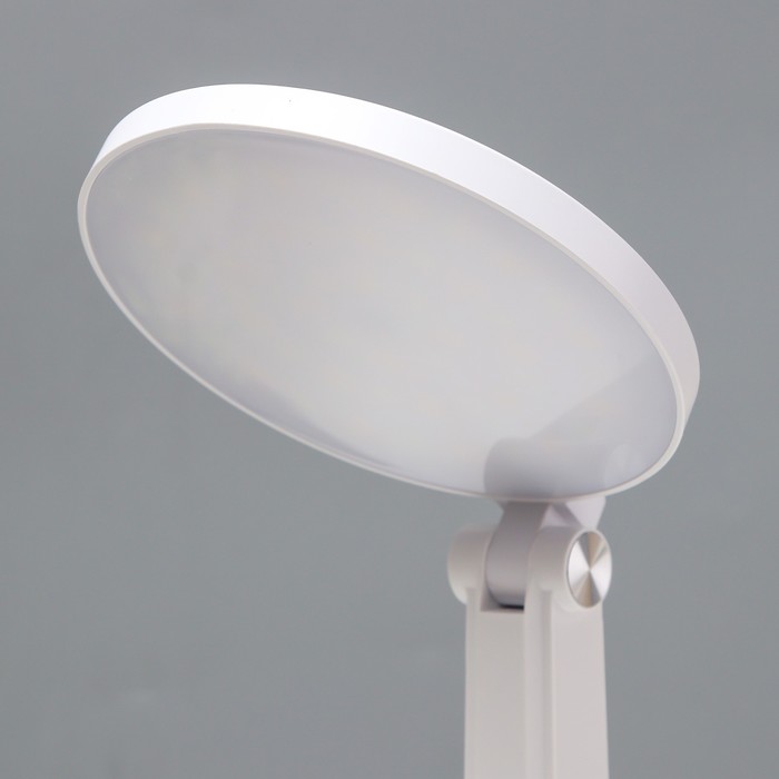 Настольная лампа "Алтрум" LED 4Вт USB АКБ белый 15x15x36 см RISALUX - фото 1910613881
