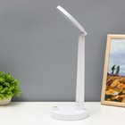Настольная лампа "Алтрум" LED 4Вт USB АКБ белый 15x15x36 см RISALUX - Фото 6