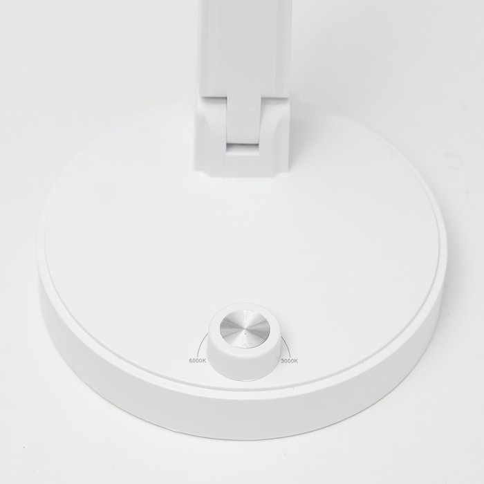 Настольная лампа "Алтрум" LED 4Вт USB АКБ белый 15x15x36 см RISALUX - фото 1894470450