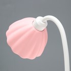 Настольная лампа "Лайни" LED 2Вт USB АКБ розовый 10,5x10,5x37 см RISALUX - Фото 11