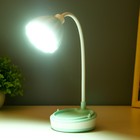 Настольная лампа "Лайни" LED 2Вт USB АКБ зёлёный 10,5x10,5x37 см RISALUX - Фото 3