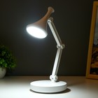 Настольная лампа "Джамбо" LED 2Вт USB АКБ белый 13x13x34,5 см RISALUX - Фото 4