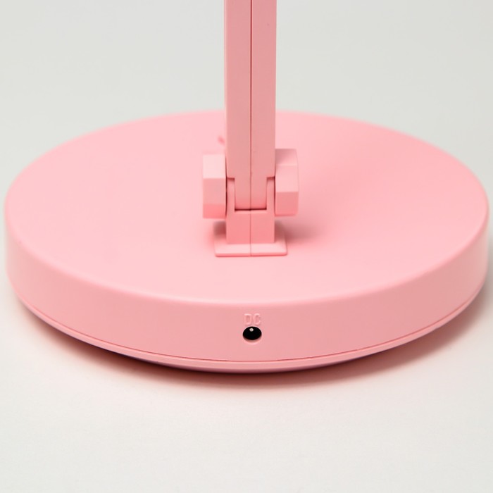 Настольная лампа "Джамбо" LED 2Вт USB АКБ розовый 13x13x34,5 см RISALUX - фото 1907679315