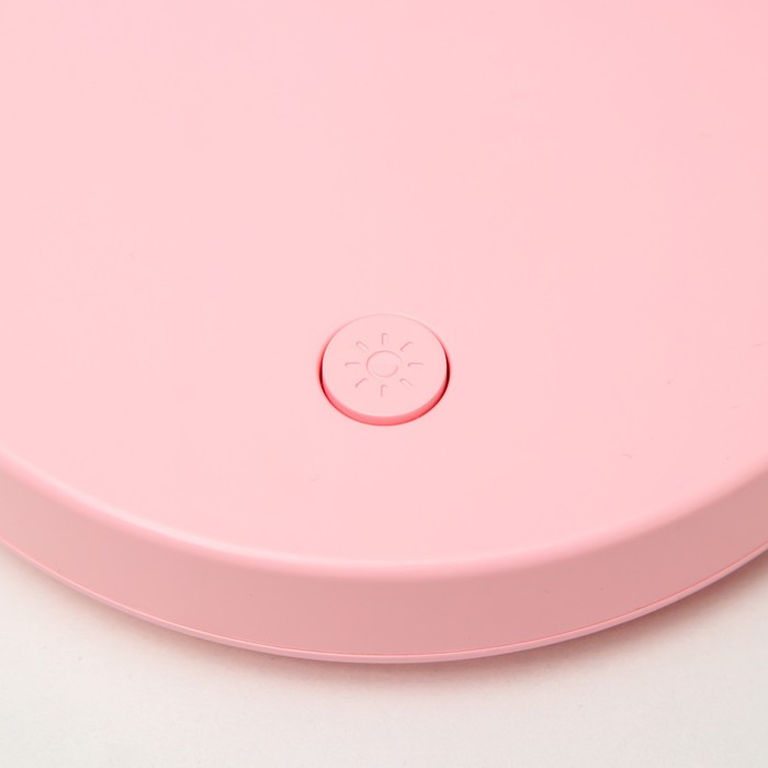 Настольная лампа "Джамбо" LED 2Вт USB АКБ розовый 13x13x34,5 см RISALUX - фото 1907679314
