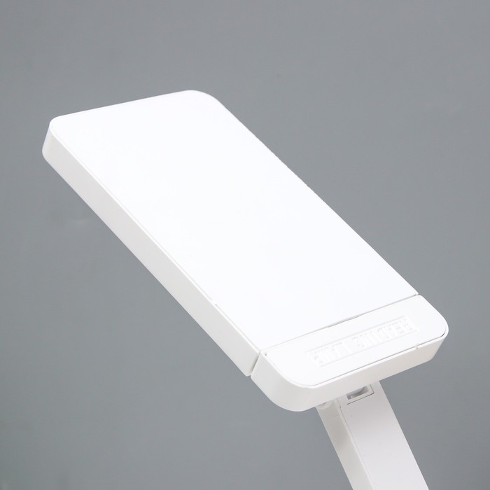 Настольная лампа "Трансформер" LED 3Вт АКБ USB белый 15х8,5х42 см RISALUX - фото 1910614013