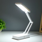 Настольная лампа "Трансформер" LED 3Вт АКБ USB белый 15х8,5х42 см RISALUX - фото 10812751