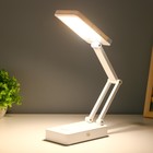 Настольная лампа "Трансформер" LED 3Вт АКБ USB белый 15х8,5х42 см RISALUX - фото 10812752