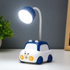 Настольная лампа "Машинка" LED 2Вт USB АКБ МИКС 10х8х22,5 см RISALUX 9352523 - фото 16437092