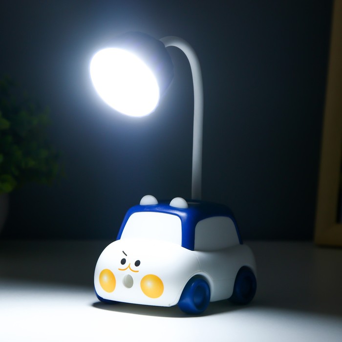Настольная лампа "Машинка" LED 2Вт USB АКБ МИКС 10х8х22,5 см RISALUX - фото 1906231973