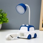 Настольная лампа "Машинка" LED 2Вт USB АКБ МИКС 10х8х22,5 см RISALUX 9352523 - фото 16437095