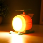 Ночник «Вертолёт» LED 1.5 Вт USB АКБ МИКС 12×8×10.5 см RISALUX - Фото 4