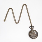 Часы карманные «Поезд», кварцевые, цепочка l-40 см, d=4.5 см - Фото 7