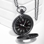 Часы карманные «Классика», кварцевые, цепочка 40 см, d=4.5 см - Фото 2