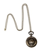 Часы карманные "СССР", кварцевые, цепочка l-40 см, d-4.5 см - Фото 3