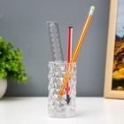 Ночник "Призма" LED от батареек 3хLR1130 прозрачный 5х5х9,5 см RISALUX - фото 22117893