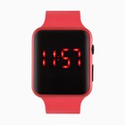 Часы наручные электронные, красные - Фото 1