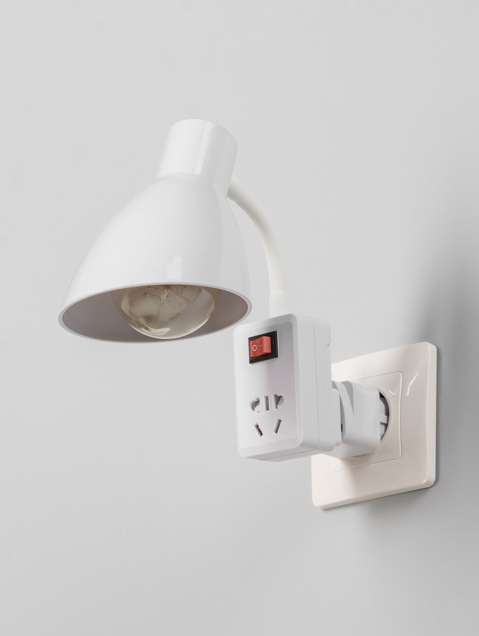 Бра с розетками «Классик» Е27 15 Вт белый 10×10×27 см - Фото 1